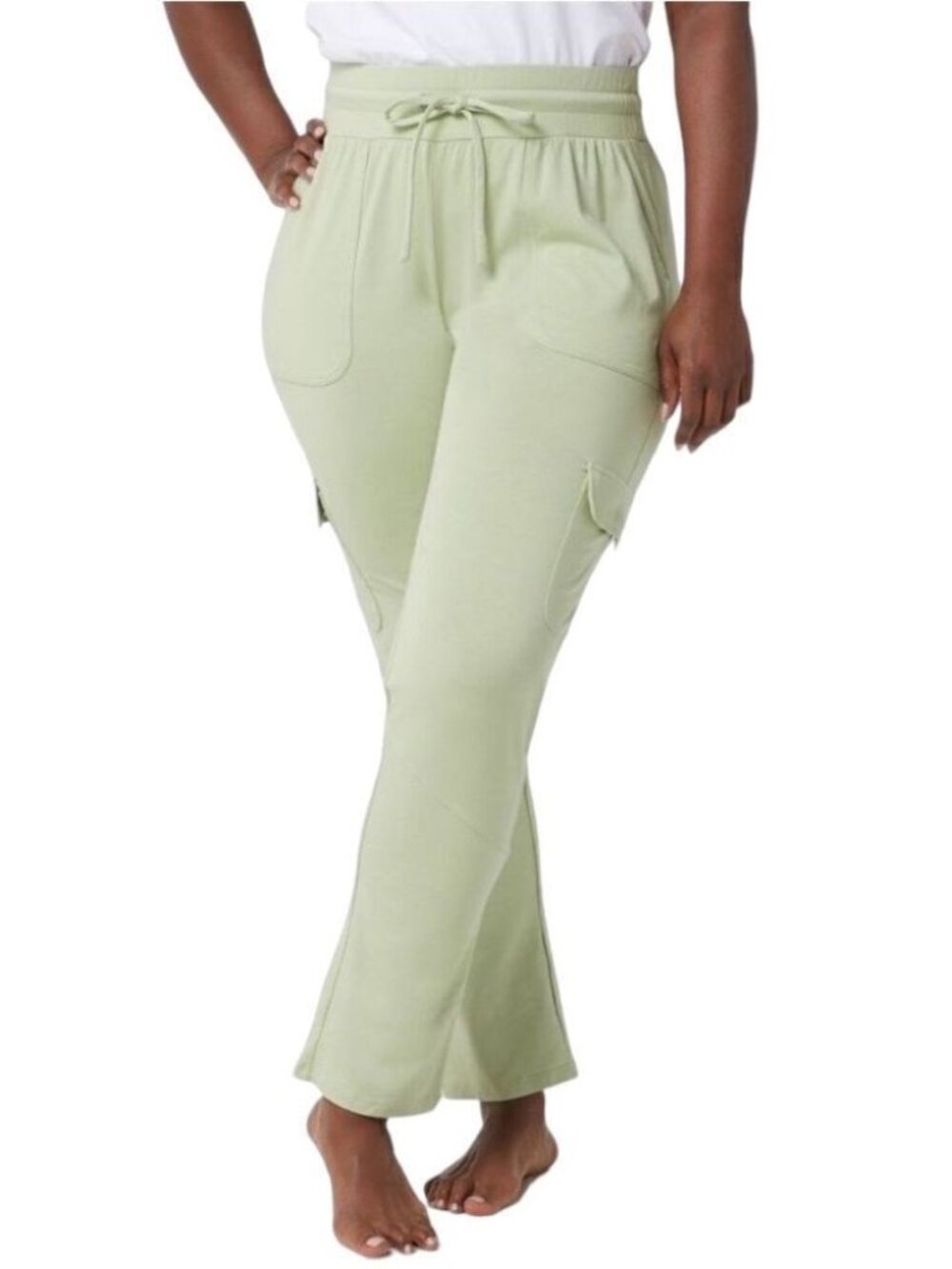 AnyBody Cozy Knit Luxe Cargo Pant